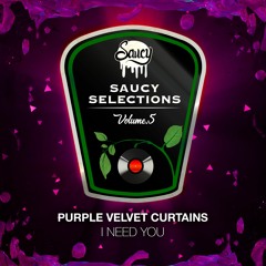 Purple Velvet Curtains - I Need You
