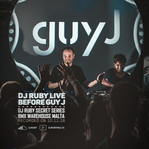 DJ Ruby Live before Guy J at Secret Series, BMX Warehouse, Malta 10-11-18