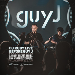 DJ Ruby Live before Guy J at Secret Series, BMX Warehouse, Malta 10-11-18
