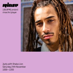 Jyoty w/ Shaka Lion - Saturday 24th November 2018