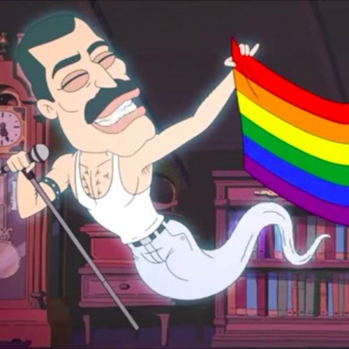 Big Mouth - I'm gay (Jordan Peele as Freddie Mercury) by Ramen Raccoon