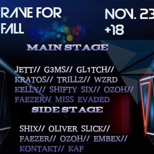 Rave For Fall Mix - Miss Evaded B2b Wzrd Kelly B2b Trillz @ Noir Lounge