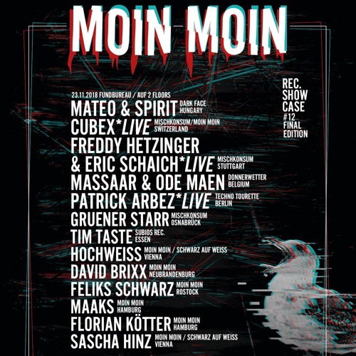 TiM TASTE @ Moin Moin Records (Final Edition) - Fundbureau, Hamburg 23.11.2018