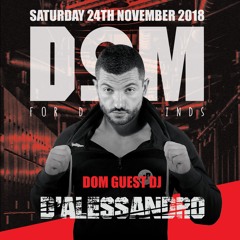 D'Alessandro LIVE @ DOM Party Milano November 2018