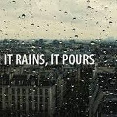 it rains