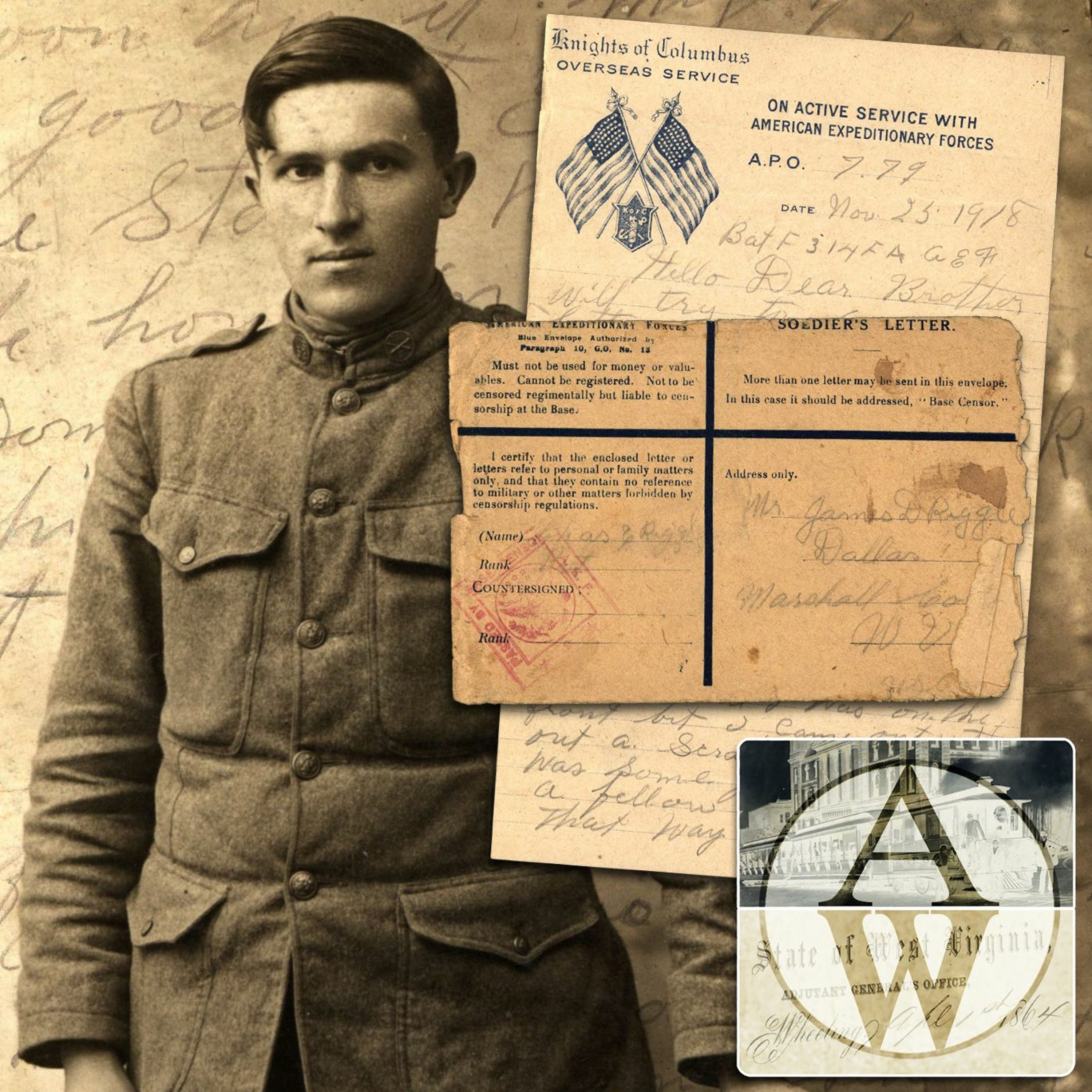 From Camp Lee to the Great War: The Letters of Lester Scott & Charles Riggle