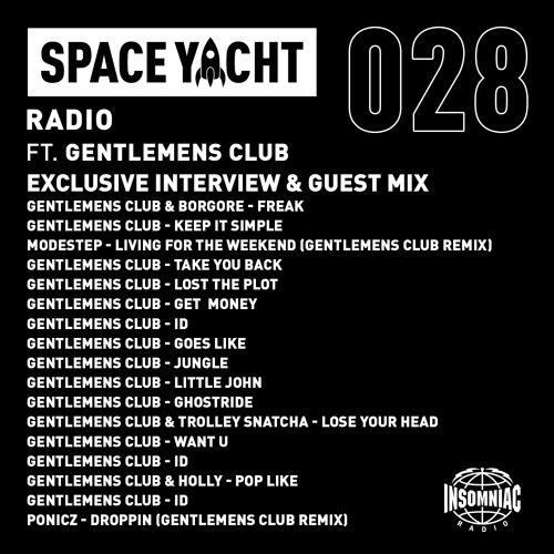 Space Yacht Radio #028 ft. Gentlemens Club