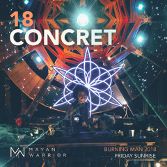 Concret - Mayan Warrior - Burning Man 2018