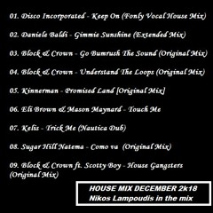 House Mix December 2k18 - Nikos Lampoudis in the Mix Vol.2