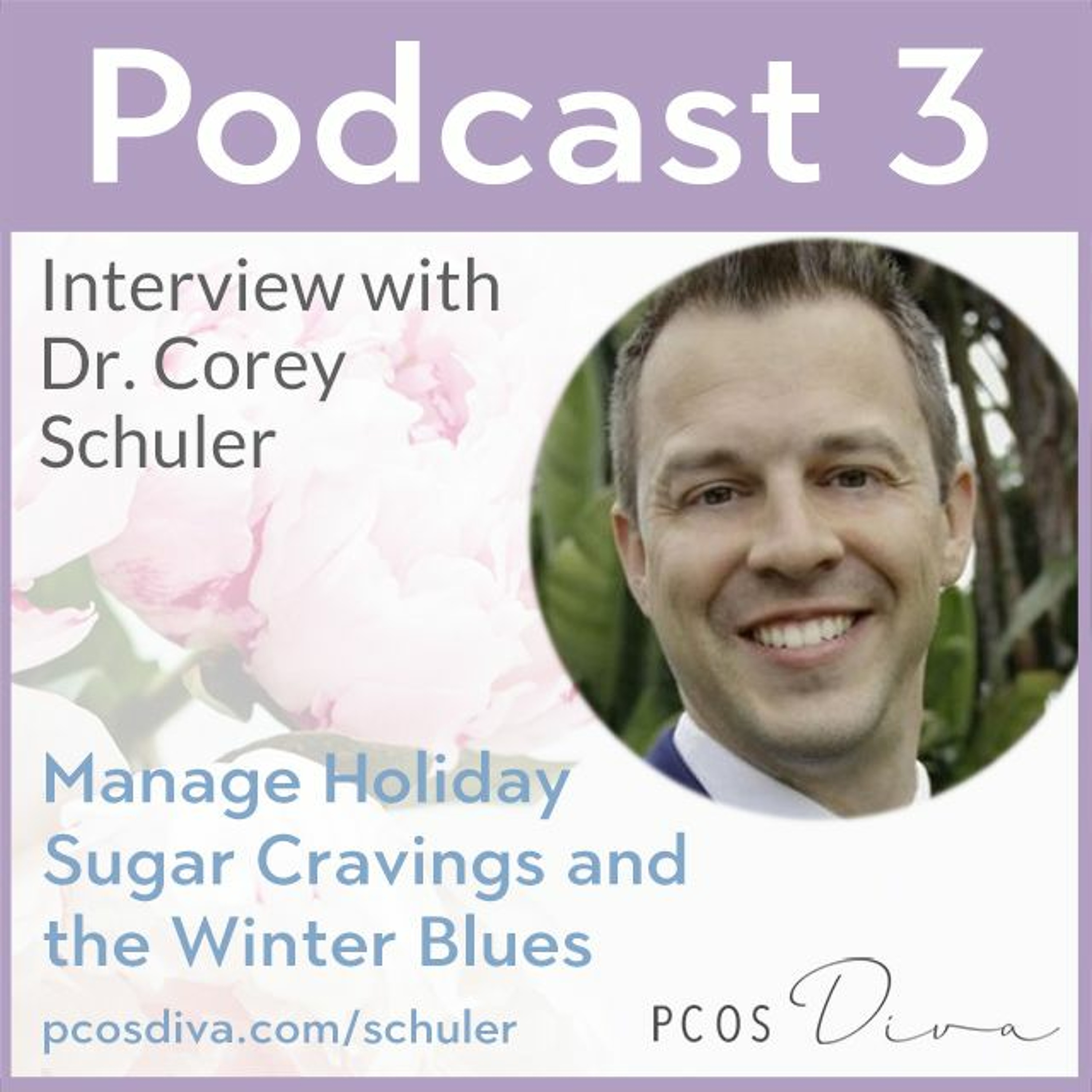 cover of episode 3 - Manage Holiday Sugar Cravings and the winter Blues with Dr. Corey Schuler