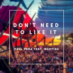 Paul Peña Feat. Martina Silva - Don't Need To Like It