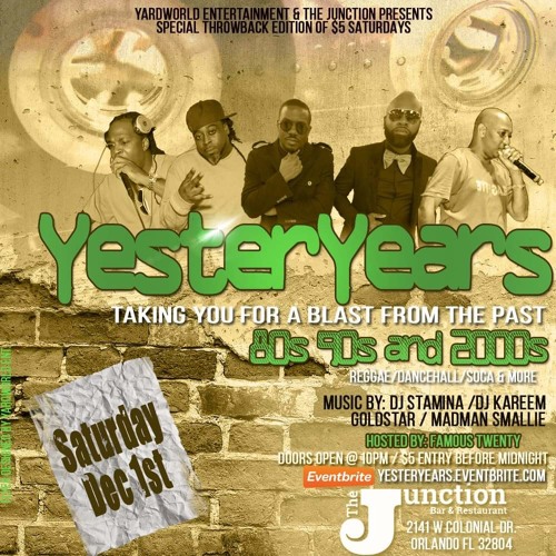 "YesterYears" Live at The Junction 12-1-18 (Dj Kareem & Dj Stamina)
