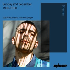 Oneman - 2nd December 2018