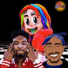21 Savage & 2Pac - KIKA MASHUP