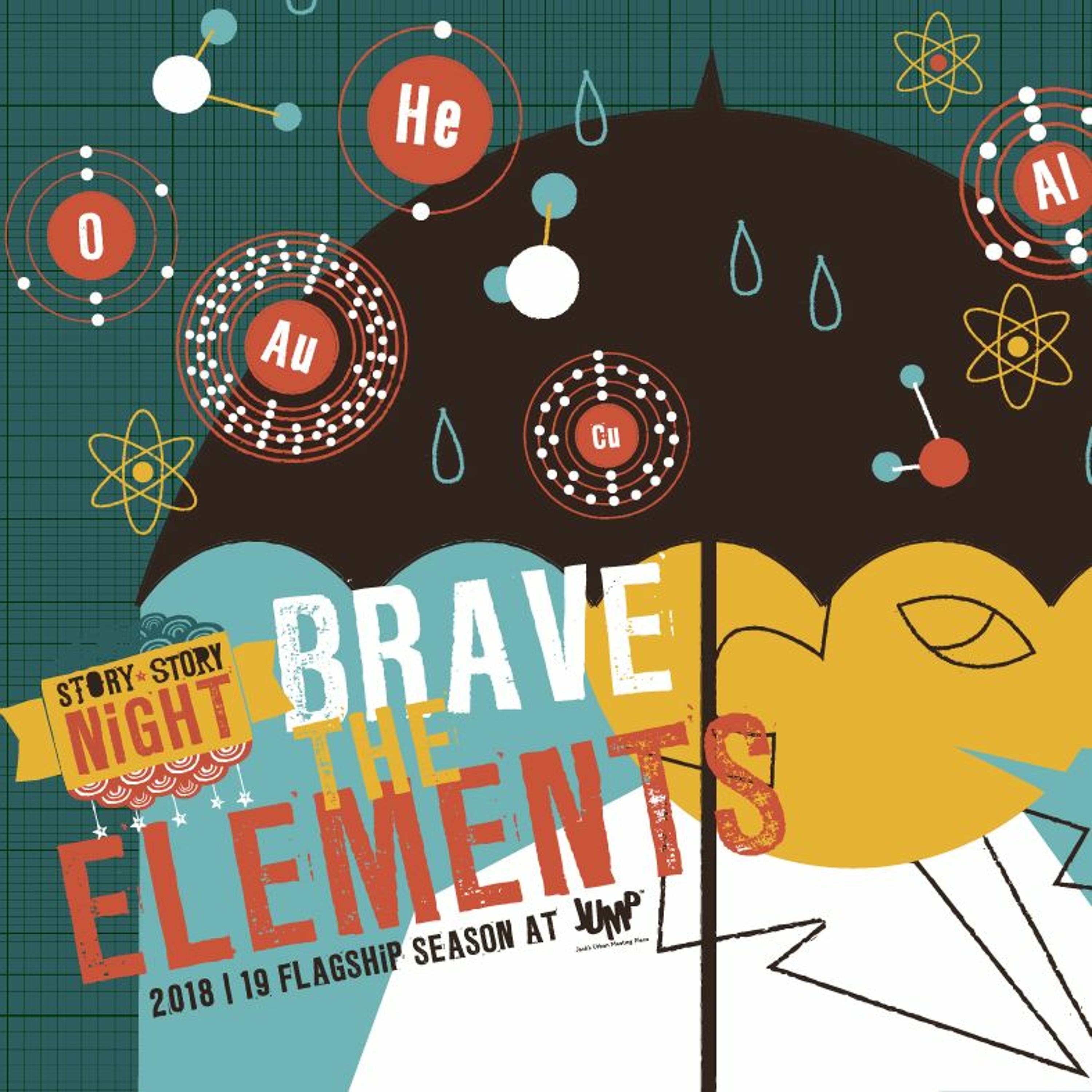 "CARBON: Brave the Elements" (featured storytellers Reema Zaman, Tom Bicak, and Andrew Coussens) episode artwork