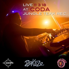 Deko-ze - Jungle Tekk - Live At Coda (November 3 2018)