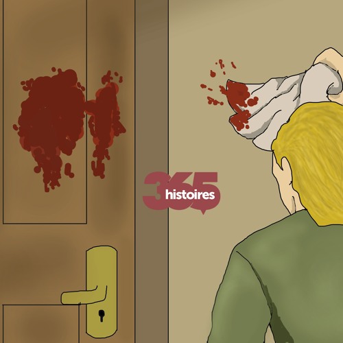 La porte était marquée de sang !