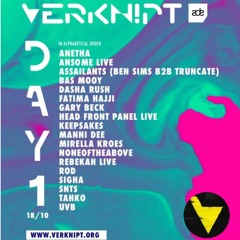 Fatima Hajji @ Verknipt ADE Day 1 Techno Special (18-10-18)