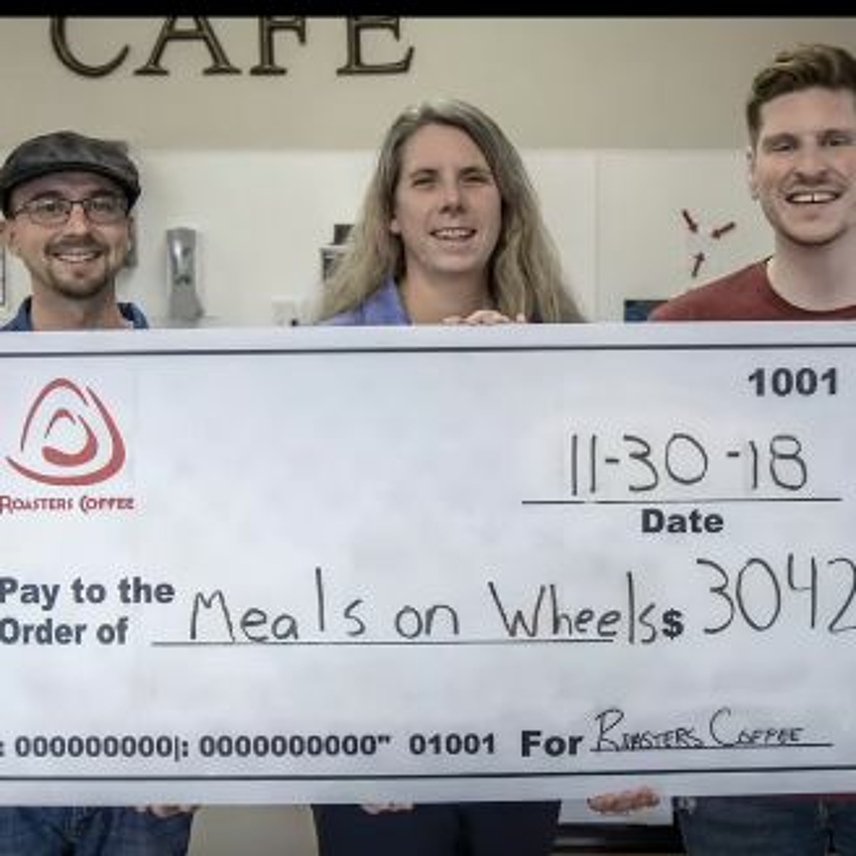 $3000 raised for Meals on Wheels