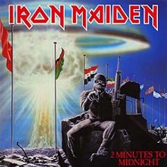 2 Minutes To Midnight - Iron Maiden- Guitar Cover w/full band backing track