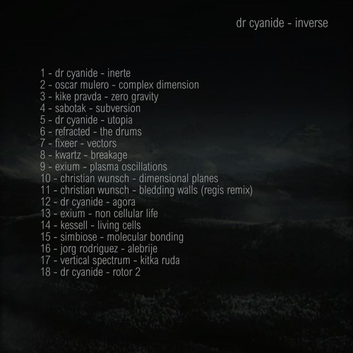 Dr Cyanide - Inverse (Dj set) 06-12-2018