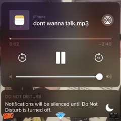Don't Wanna Talk❌ (Prod. GualaBeatz)