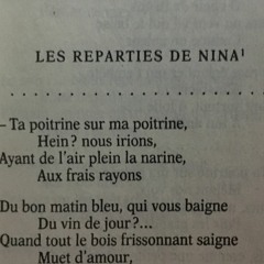 Les réparties de Nina, Arthur Rimbaud.