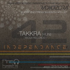 Independance #42@RadiOzora 2018 November | Takkra Live from Studio