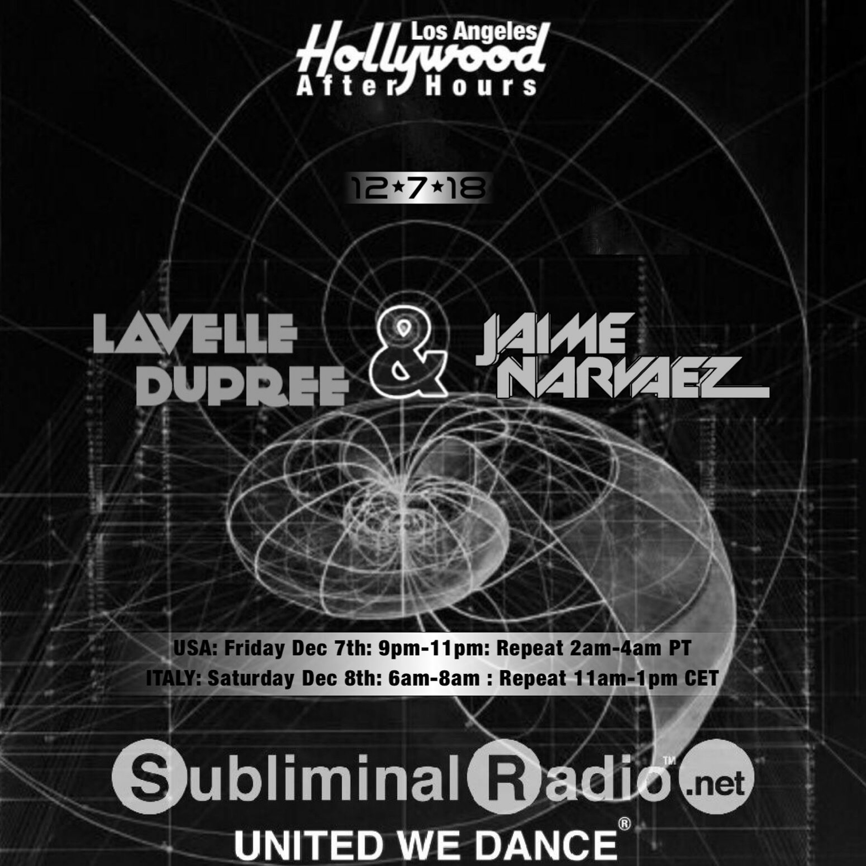 Lavelle Dupree and Jaime Narvaez | HAH on Subliminal Radio | Show 0034 | 7 December 2018 episode artwork