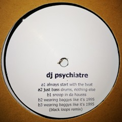 PREMIERE: DJ Psychiatre - Wearing Baggys Like It's 1995 (Black Loops Remix) [Blaq Numbers]
