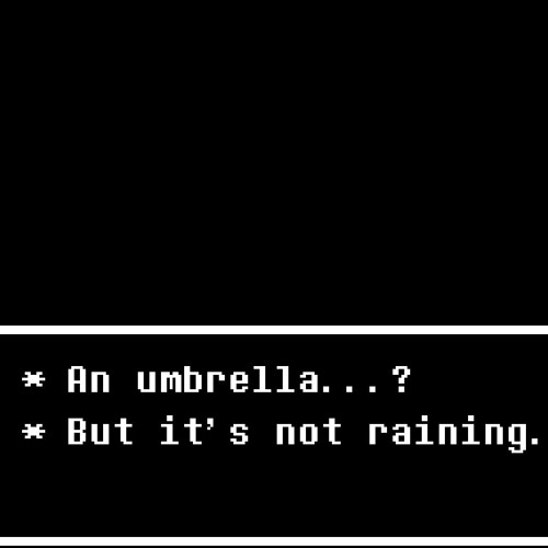 Undertale - There's A Rainy Mood Somewhere Else