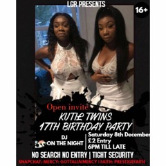 @DjMariUk LIVE @KutieTwins 17th BirthdayBash | 8/12/18
