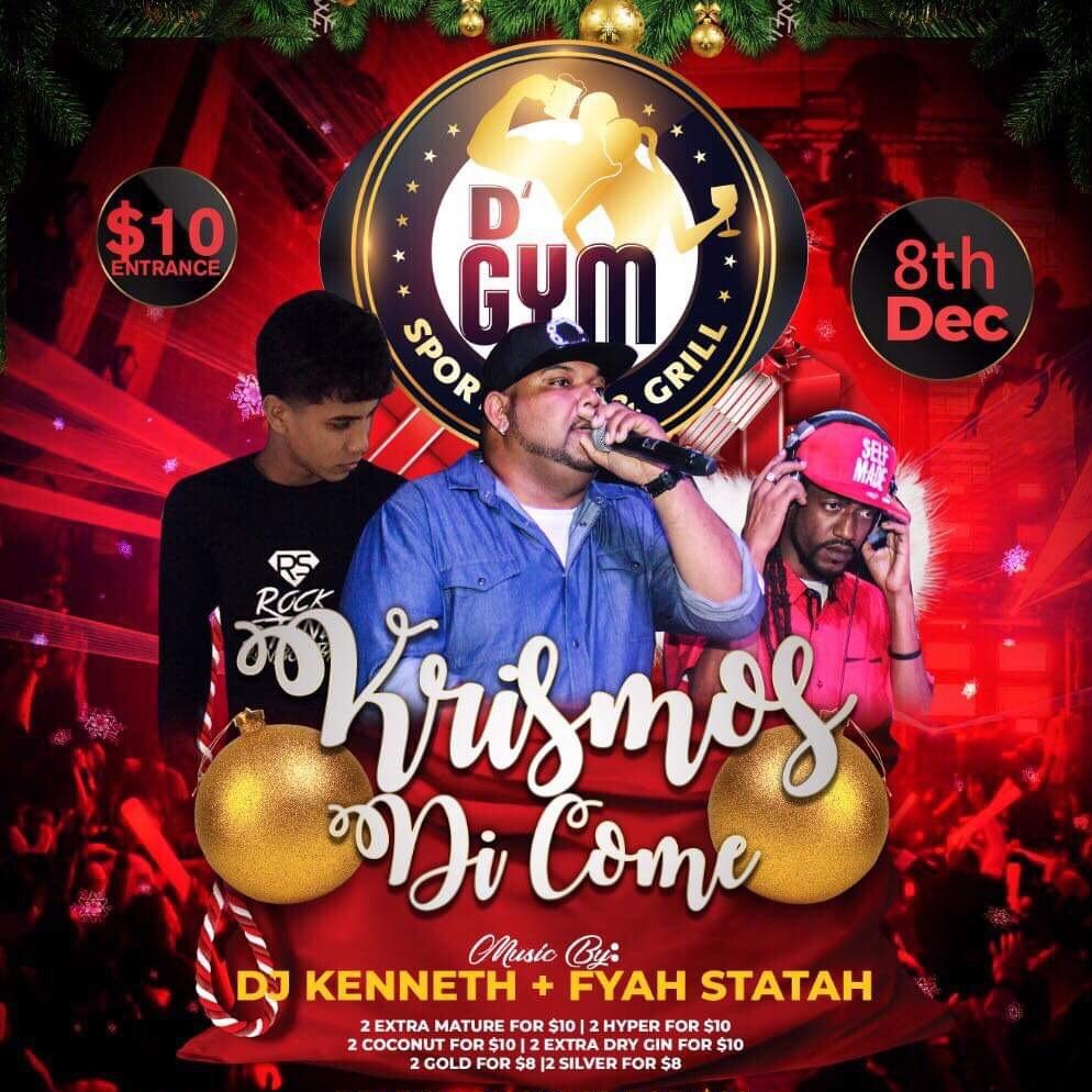 KRISMOS DI COME - FYAHSTATAH LIVE @ DGYM episode artwork