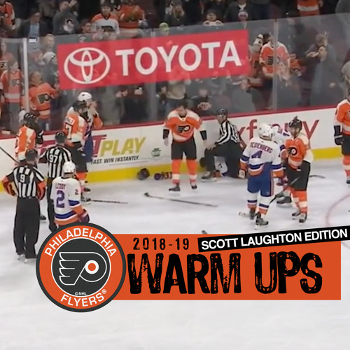 Philadelphia Flyers Warm Ups 2018-19 (Scott Laughton EDM edition)