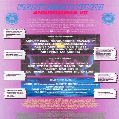 Jumping Jack Frost--Pandemonium Andromeda VII - 31-12-1993
