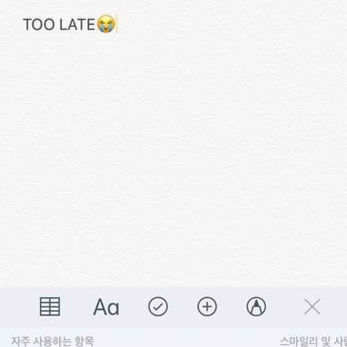 TOO LATE(DEMO)