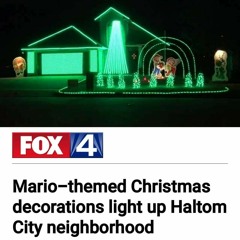 2018 Super Mario Christmas light show (Offical Dj mix)