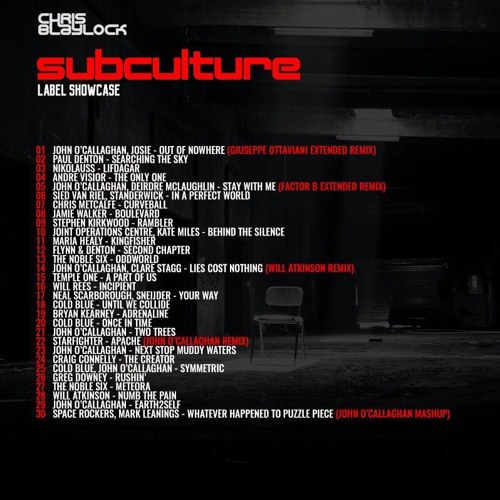 Chris Blaylock Subculture Label