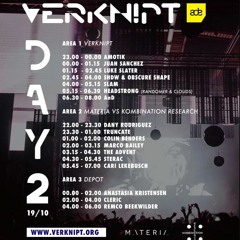 The Advent @ Verknipt ADE Day 2 Techno Special (19-10-18)