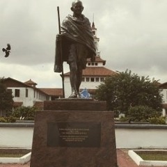 A statue of Gandhi removed from African University  because of his past racist remarks...