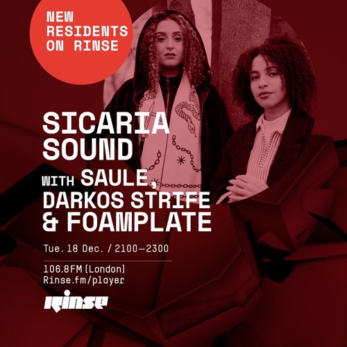 Sicaria Sound  with Saule, Darkos Strife & Foamplate - 18th December 2018