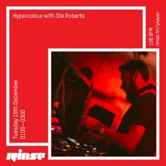 Hypercolour with Ste Roberts - 18th December 2018