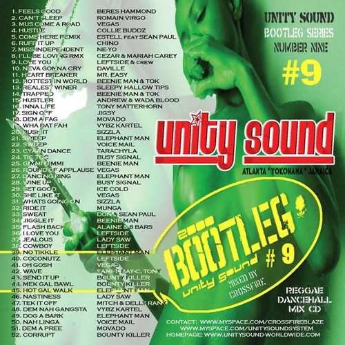 Unity Sound "Bootleg V.9" Fall Dancehall Mix 2008