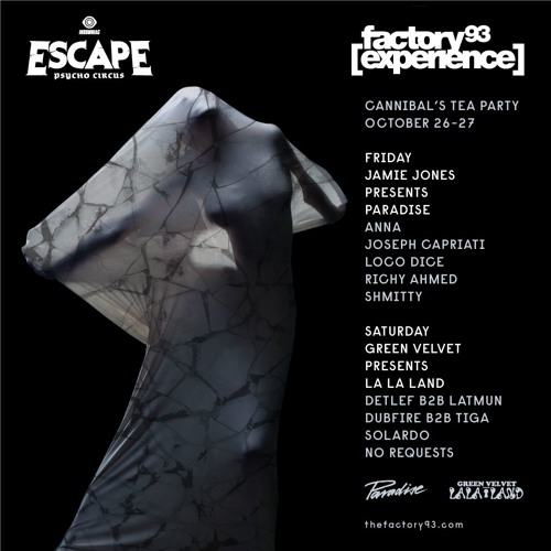 Richy Ahmed @ Escape: Psycho Circus 2018 [Cannibals' Tea Party // Hosted by Paradise]