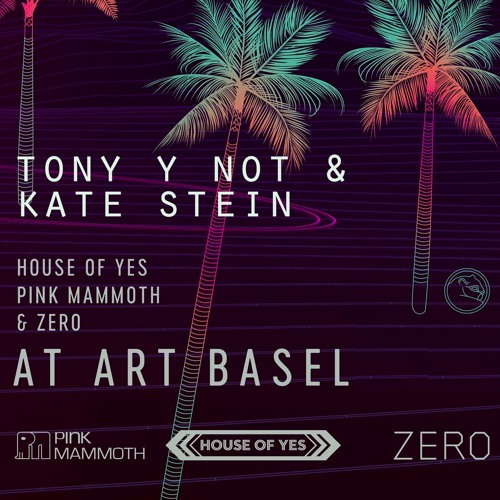 Art Basel Miami 2018: Tony y Not + Kate Stein @ HOY x Pink Mammoth x ZERO