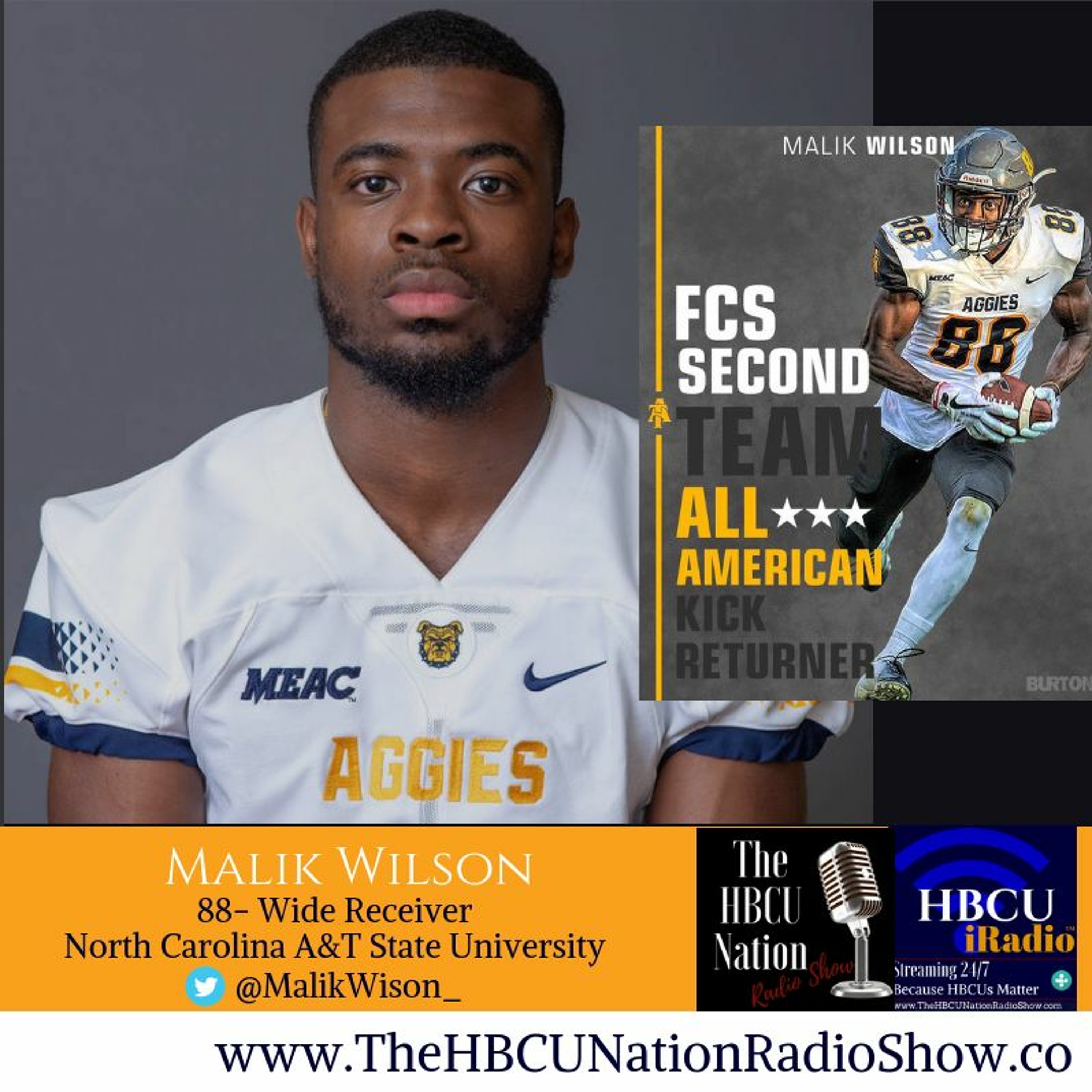 Anthony Ray speaks with NC A&T Student Athlete, Malik Wilson