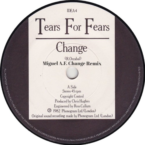 Tears For Fears - Change(Miguel A.F. Change Remix)