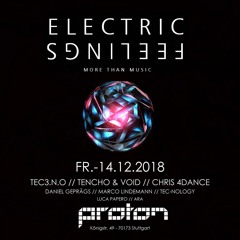 @ Electric Feelings / Proton Club Stuttgart (free dl)
