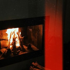 by the fire