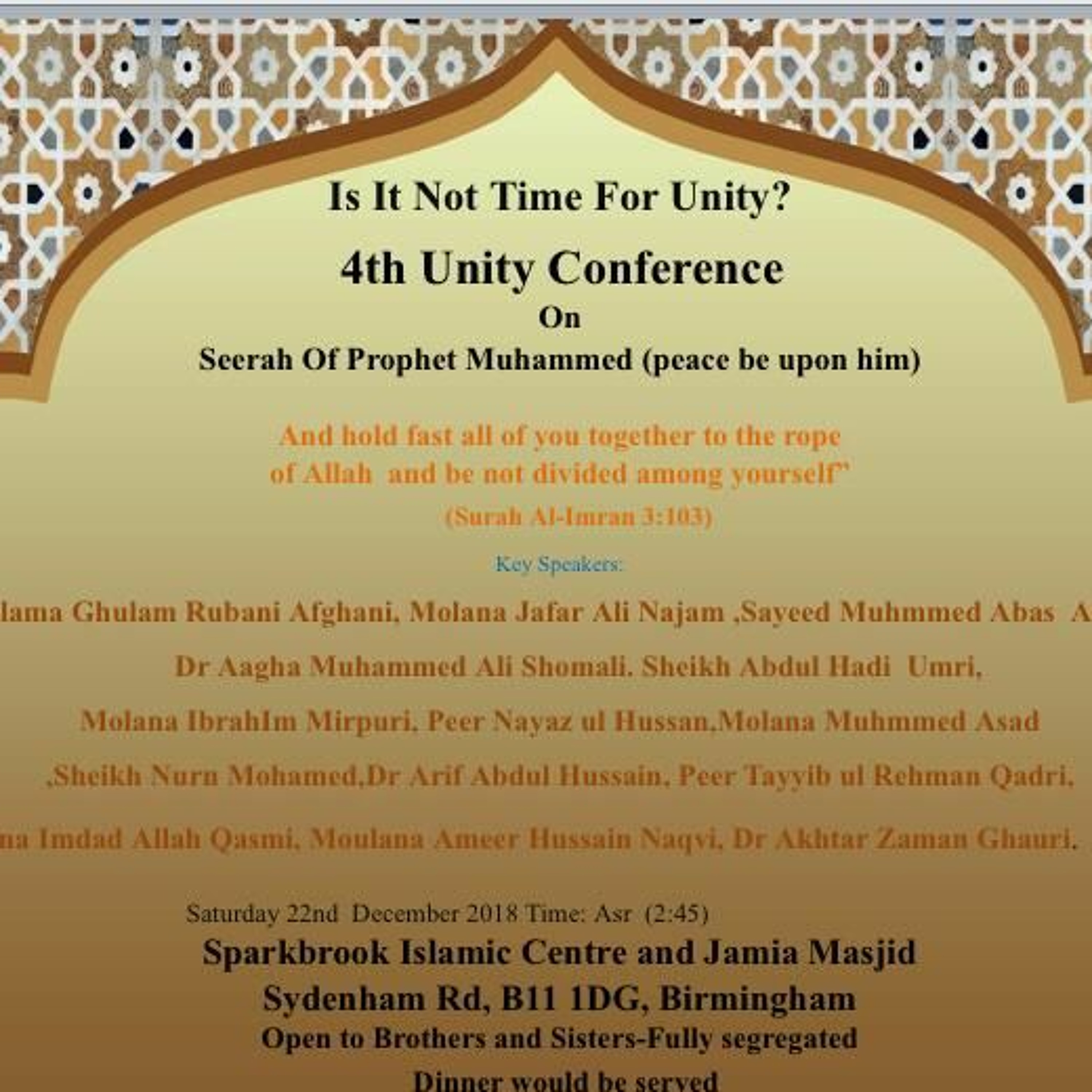 Lectures by Dr Shomali